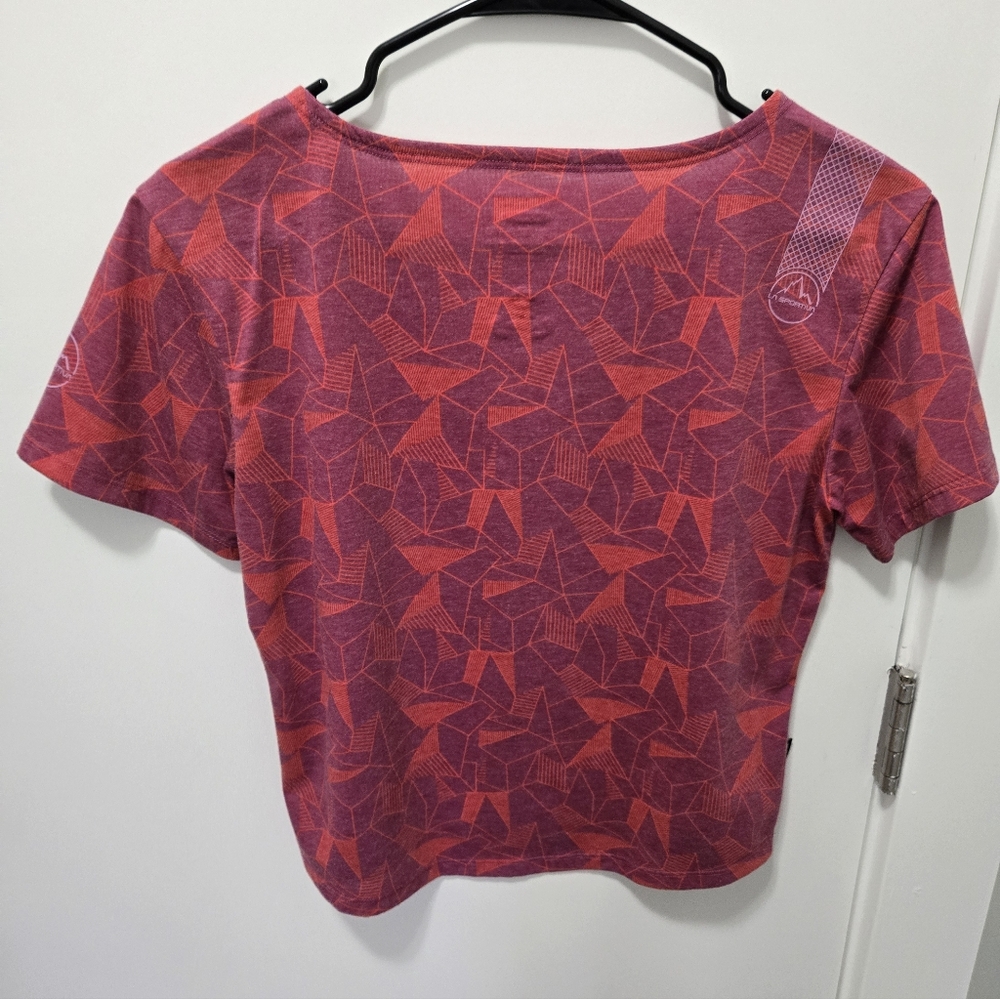 La Sportiva Women's Dimension Tee Red - Picture 2 of 4